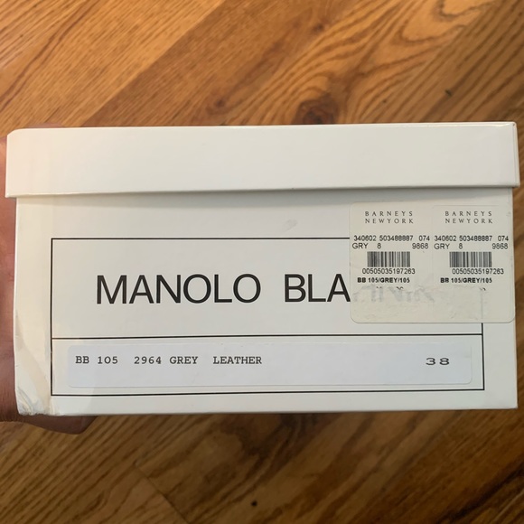 Manolo Blahnik BB105 Snakeskin Pump - Picture 14 of 16